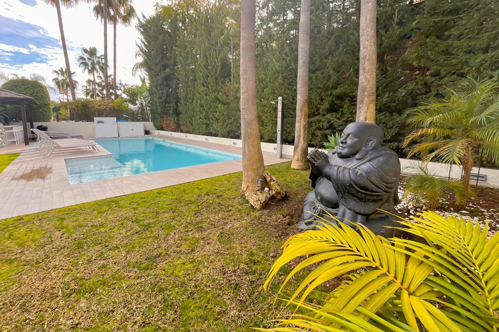 Villa New Zacaluca Pool Sauna & Gym - Happy Rentals มาร์เบยา ภายนอก รูปภาพ